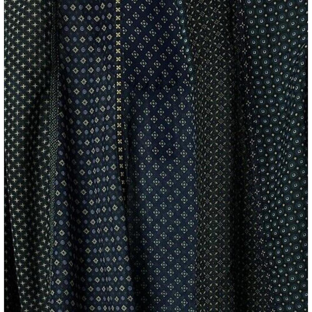NWT Gretchen Scott Long Sleeve Half Button Polyester Top Blouse Shirt Size M - Picture 12 of 13